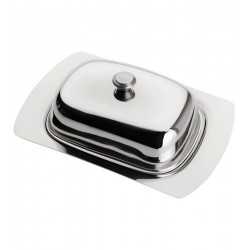 Manteigueira 19x12,5x6,5cm Prime Em Aço Inox